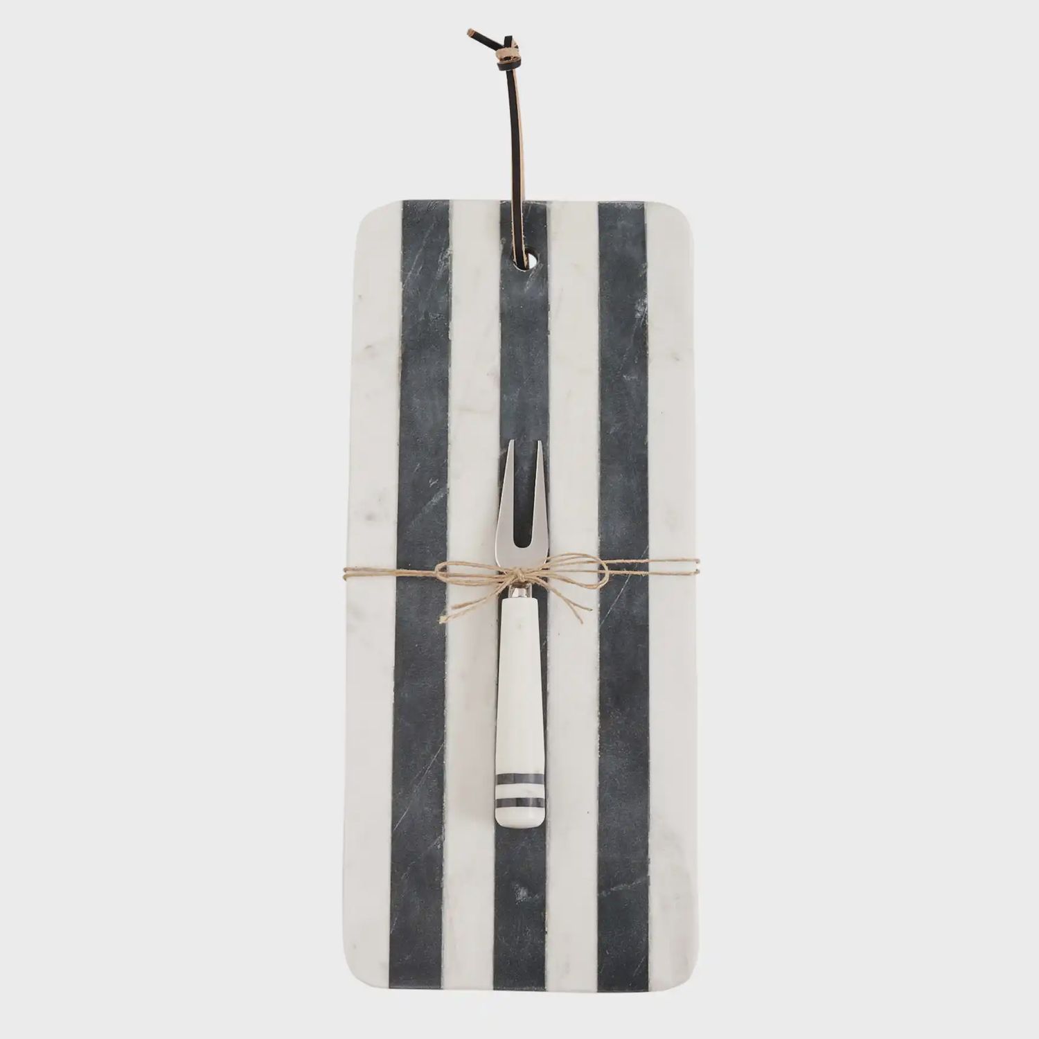 LONG STRIPE MARBLE BOARD SET