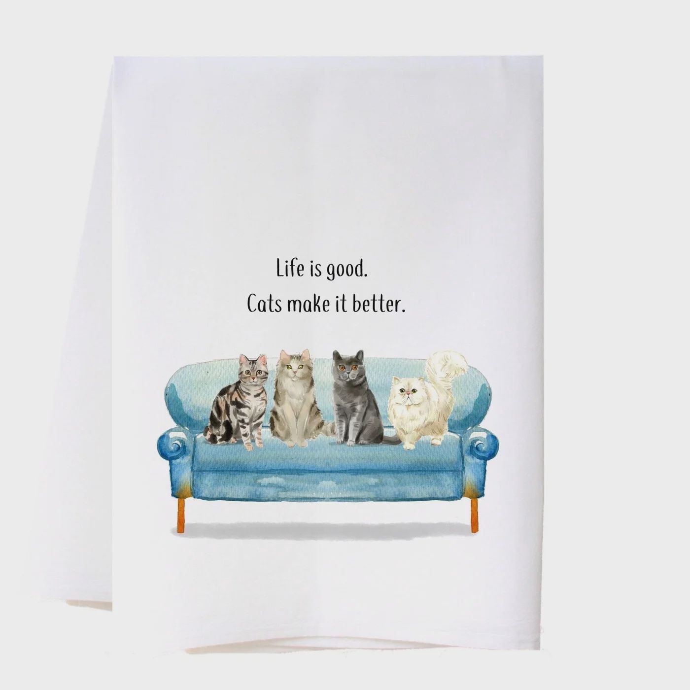 Life is Good Tea Towel