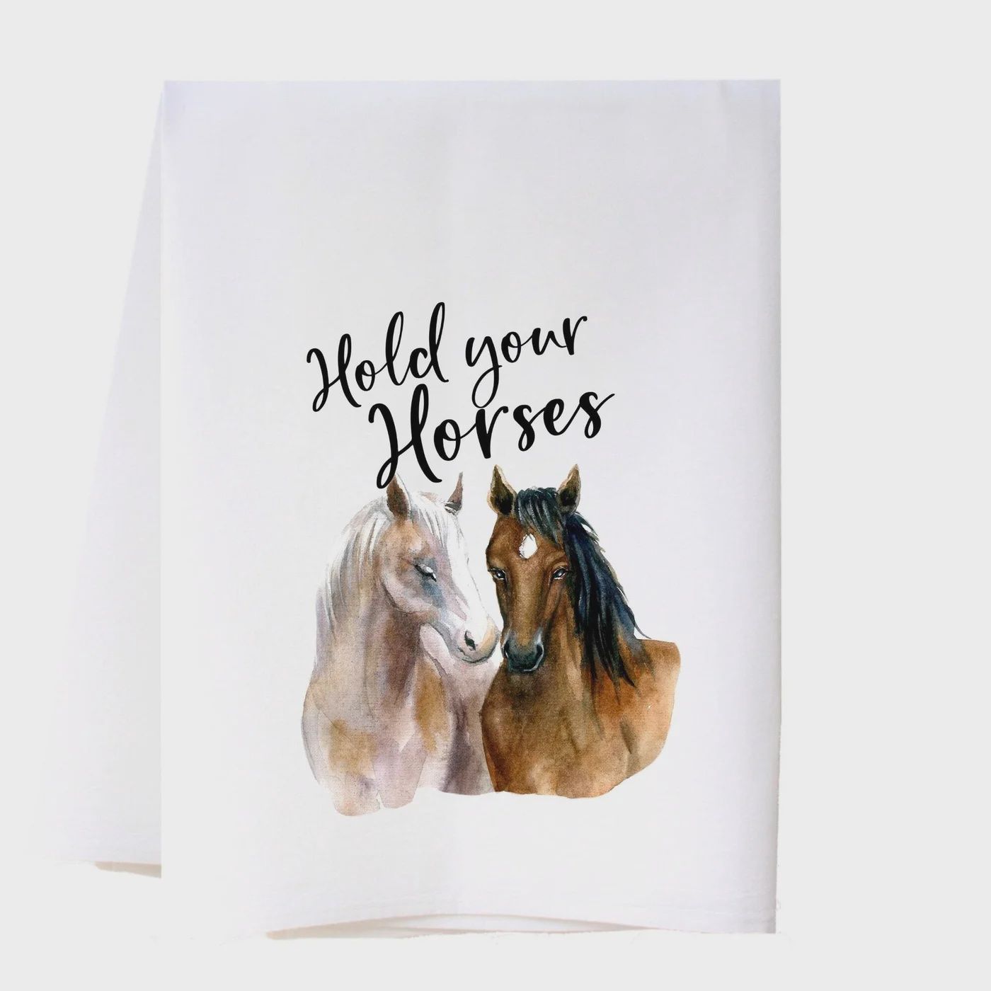 Hold Your Horses Tea Towel