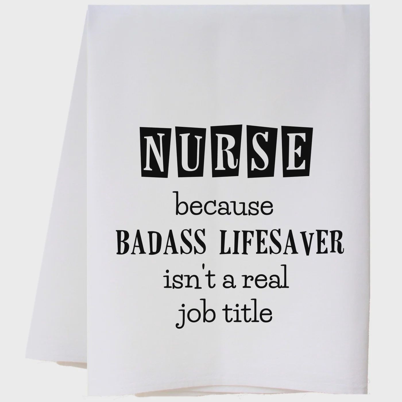 Nurse Job Title Tea Towel