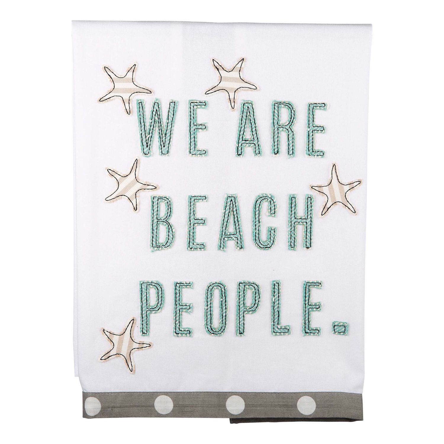 Beach People Tea Towel