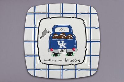 University of Kentucky Truck Square Dinner Plate