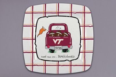 Virginia Tech Hokies Truck Square Plate