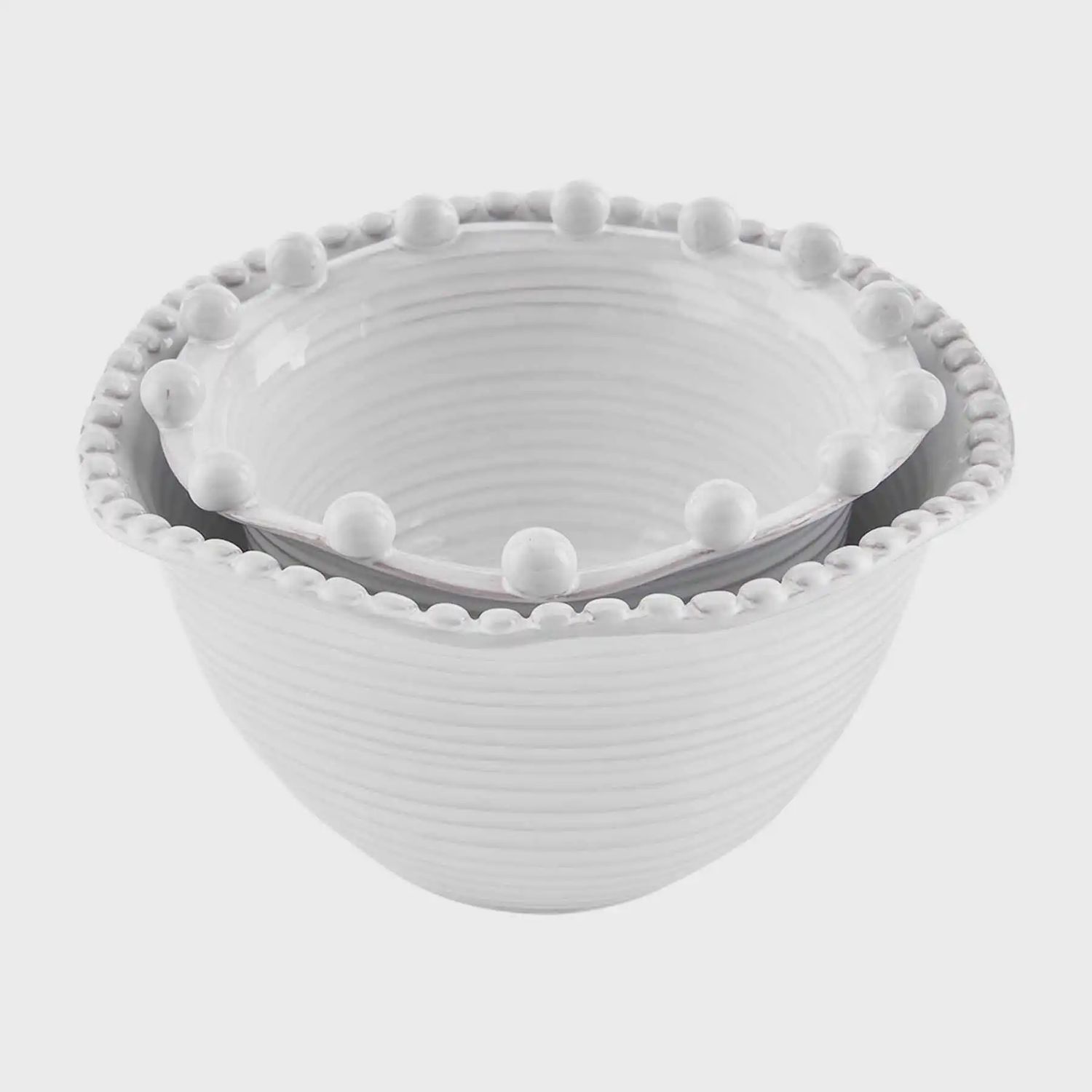 BEADED SIDE BOWL SET