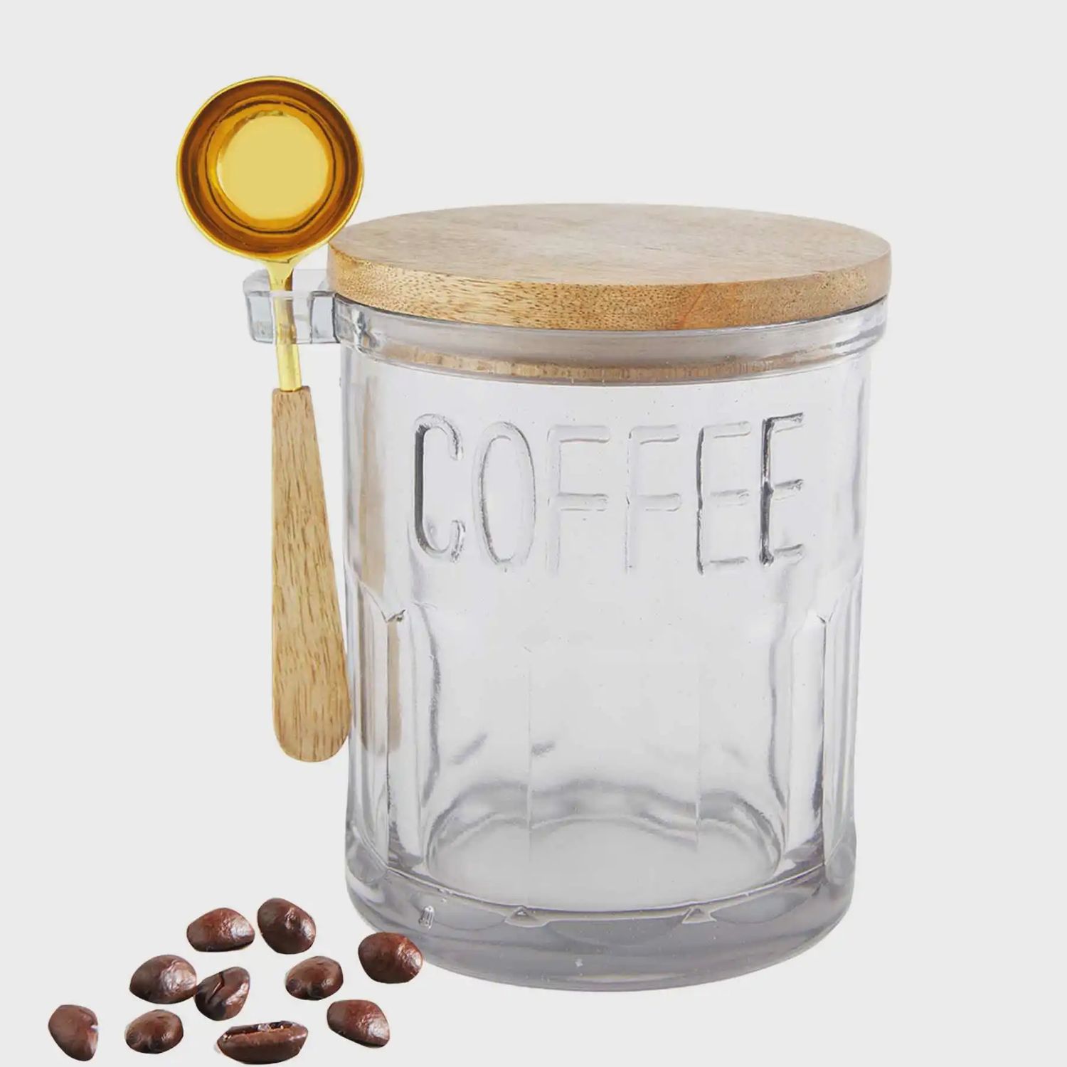 COFFEE GLASS CANISTER SET