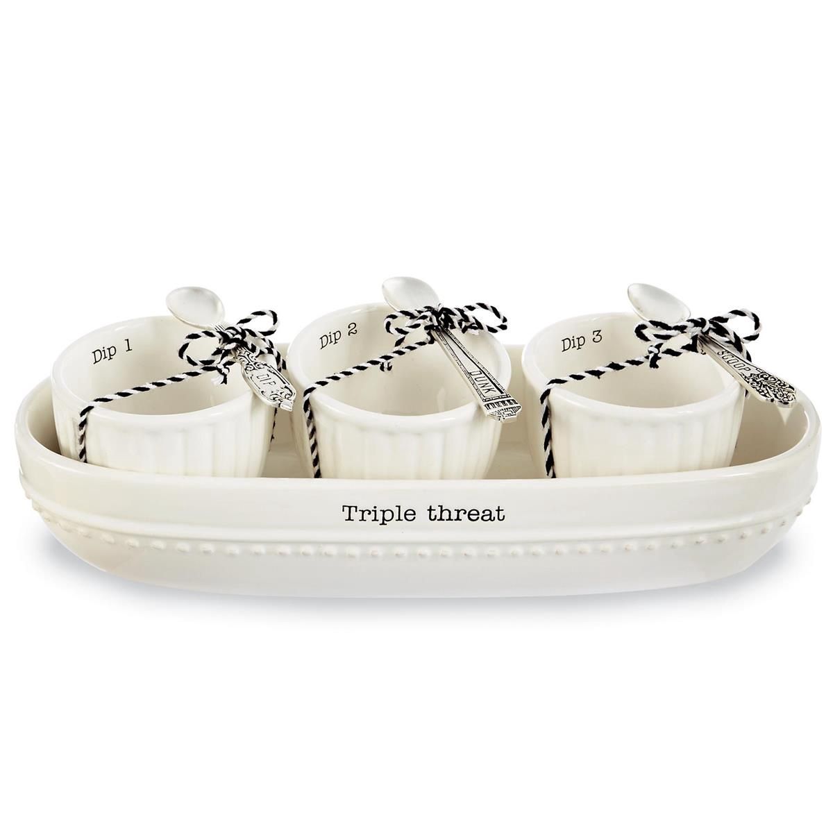 Triple Threat Cracker Bowl Set