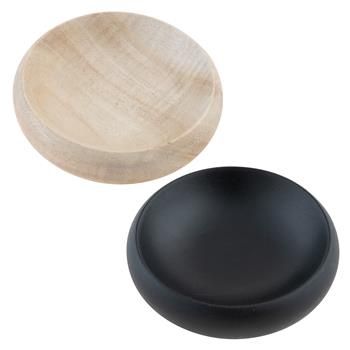 Salt and Pepper Pinch Bowls Black/Blonde S/2