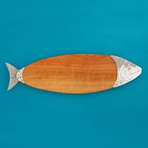 Large Salmon Cutting/Serving Board