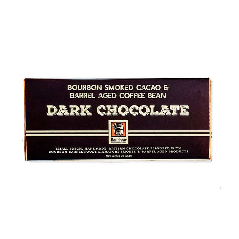 Bourbon Smoked Cacao &amp; Barrel Aged Coffee Bean Dark Chocolate