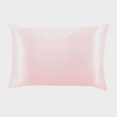Bye Bye Bedhead Silky Satin Pillowcase - Rosewater
