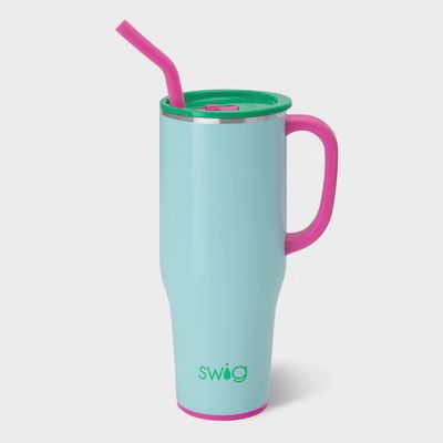 Swig Life Prep Rally Mega Mug 40oz insulated stainless steel tumbler shown against a neutral background