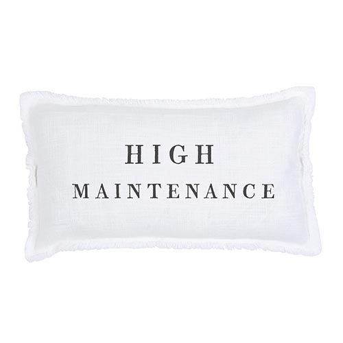 High Maintenance Lumbar Pillow