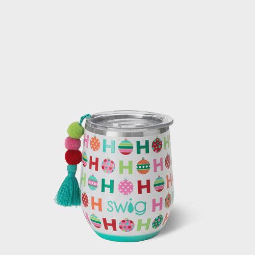 HoHoHo Stemless Wine Cup (12oz)