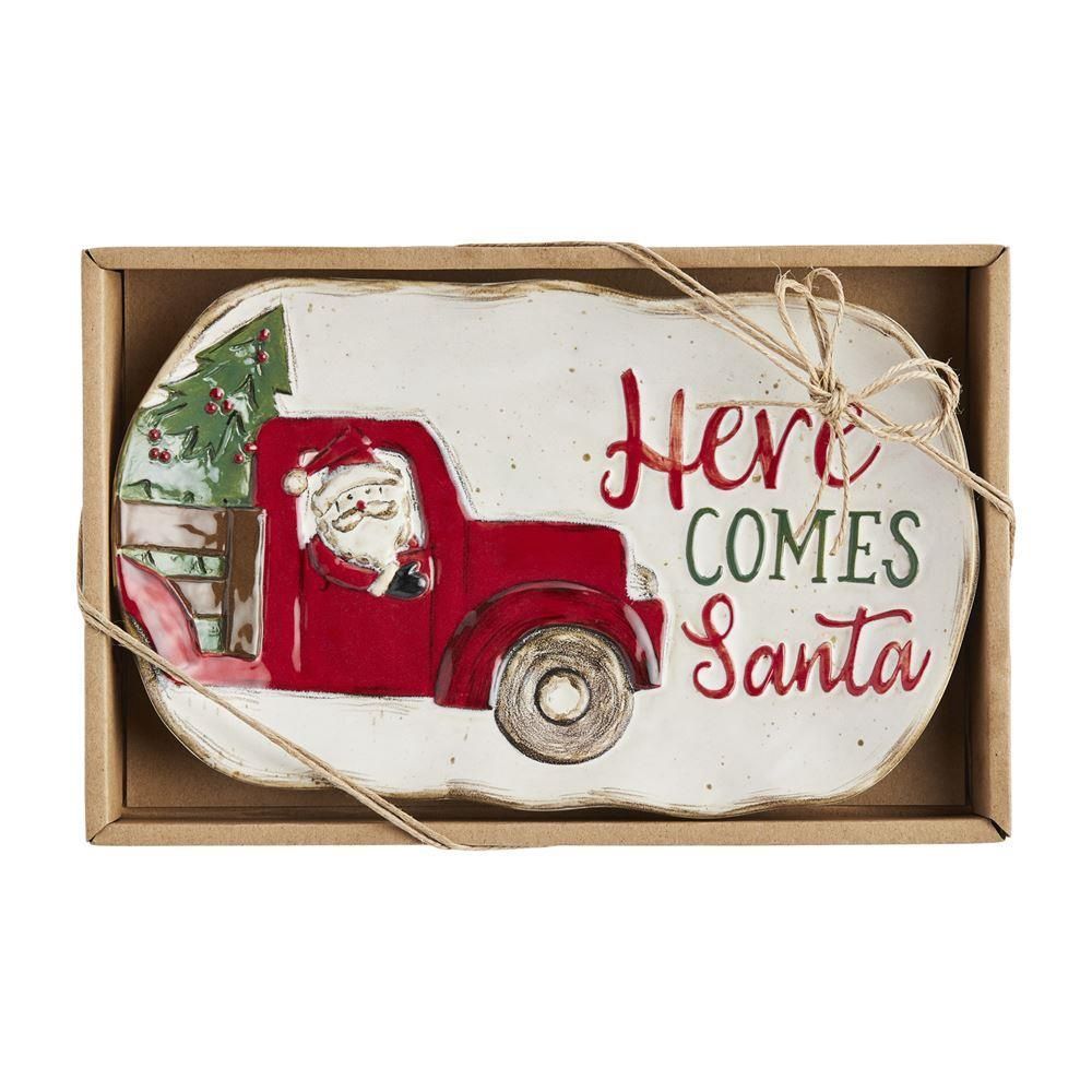 Truck Farm Christmas Sentiment Tray