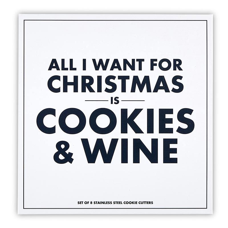 All I Want for Christmas is Cookie &amp; Wine 8-pcs.