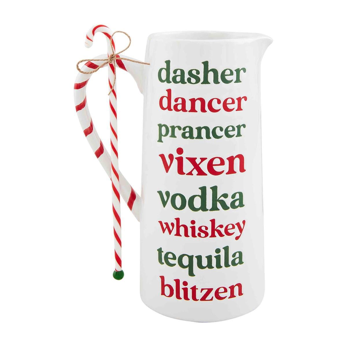 Christmas Cocktail Pitcher Set