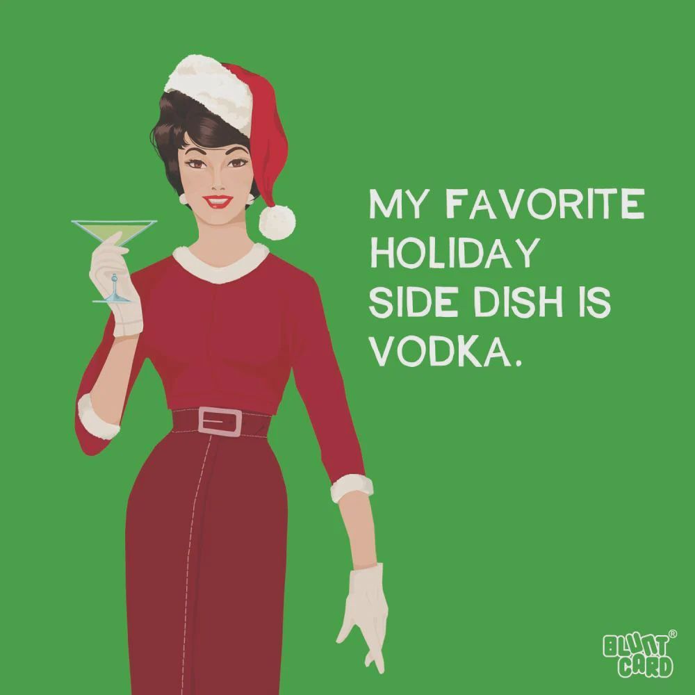 Holiday Side Dish beverage napkin