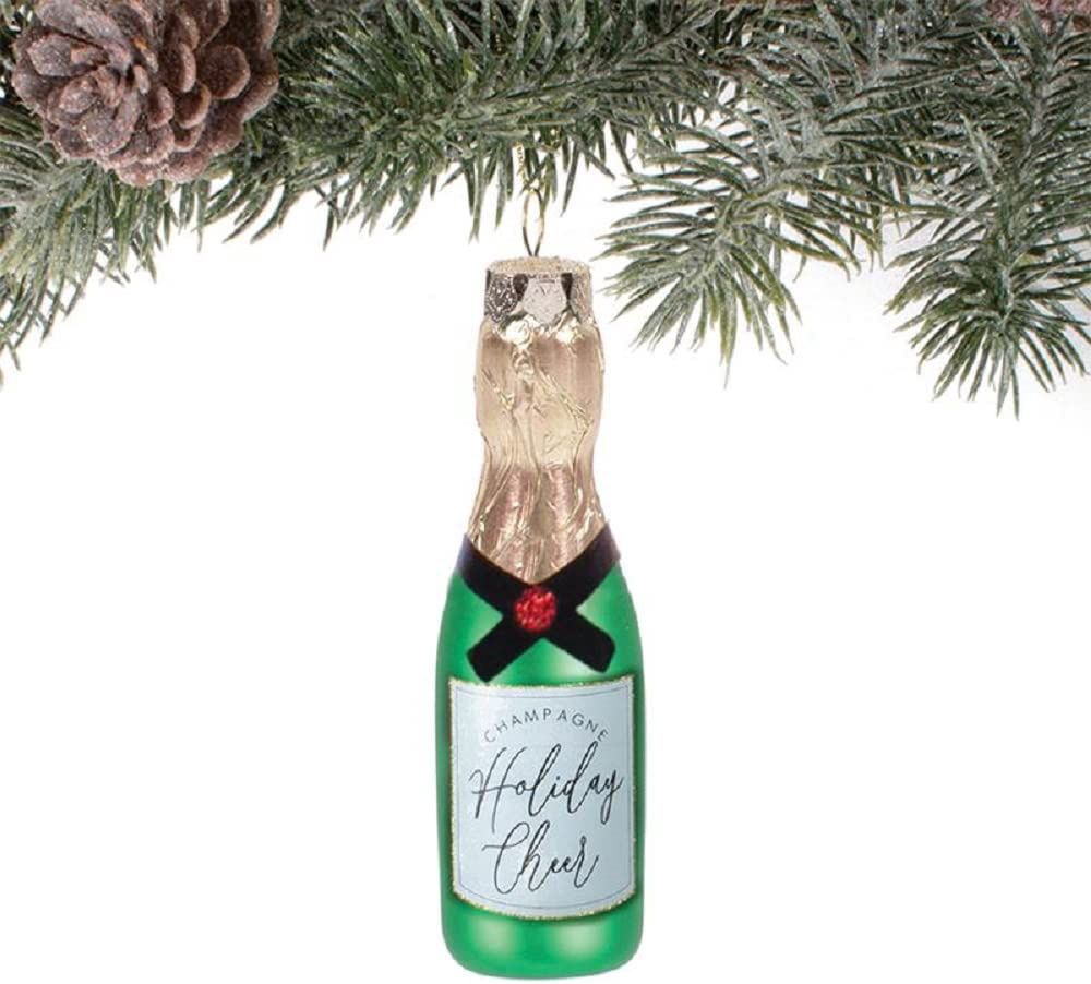 Holiday Cheer Champagne Ornament