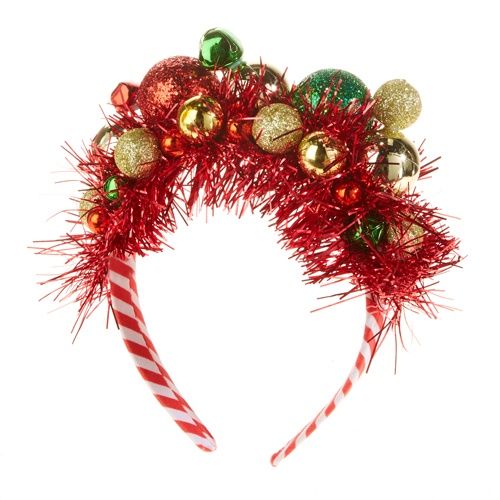 6.5&quot; Ball Ornaments Headband