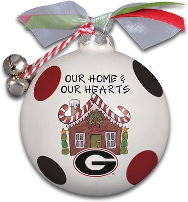 University of Georgia House-Shaped Christmas Ornament