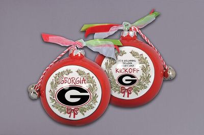 University of Georgia Bulldogs Kickoff Christmas Ornament