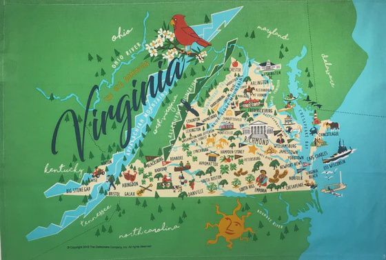 Virginia - Kitchen Towel