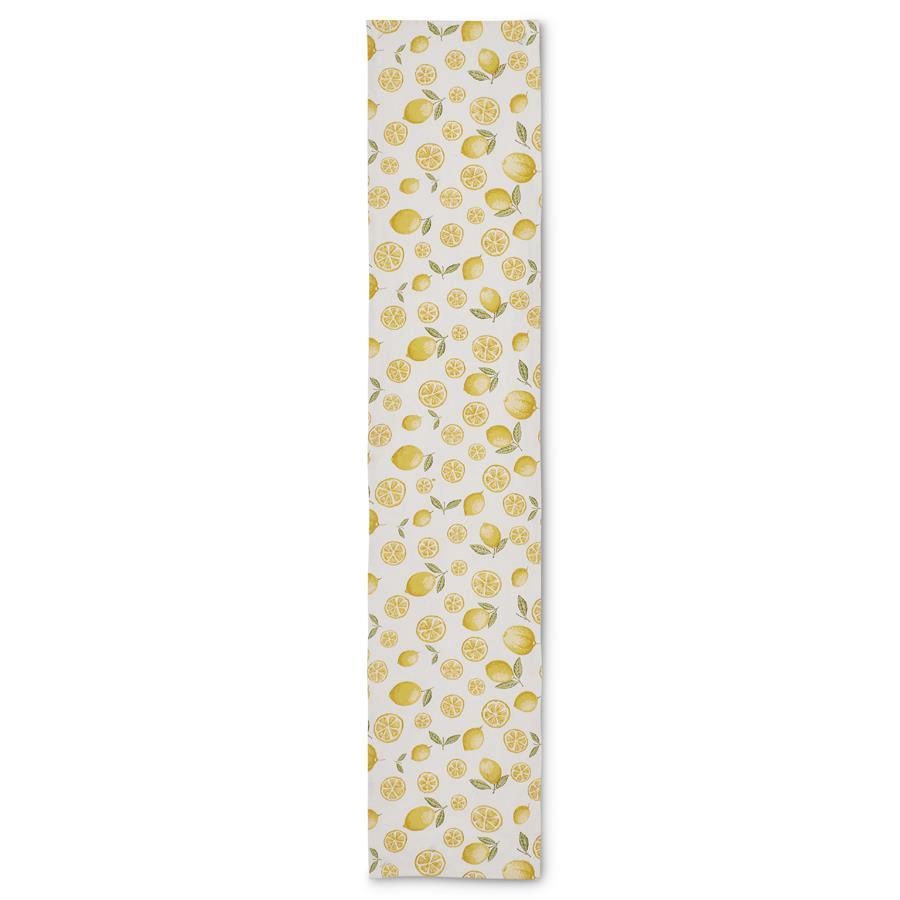 Cotton Lemon Table Runner