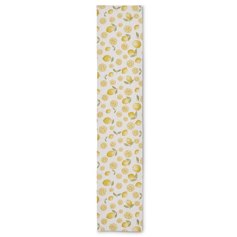Cotton Lemon Table Runner