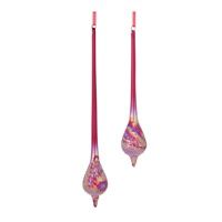 Pink Trippy Drop Ornament