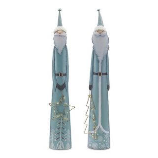 Tall Blue Santa