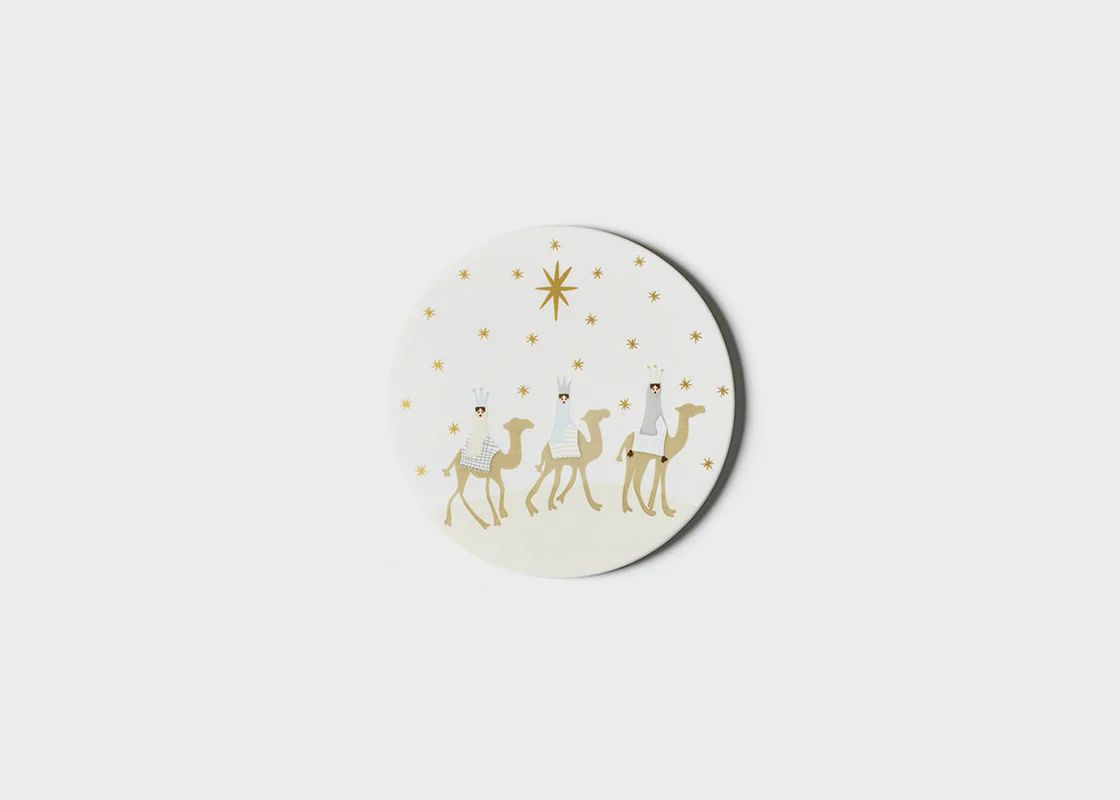 O Holy Night Round Trivet, Fair Skin