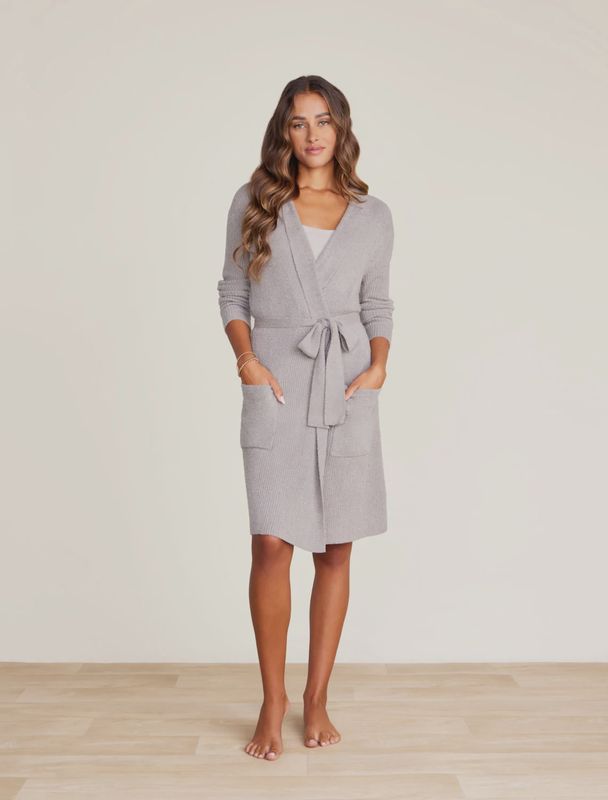 CozyChic Lite® Ribbed Robe - Nickel
