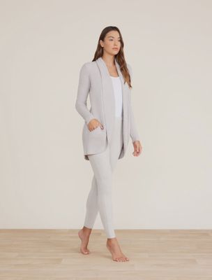 Barefoot Dreams CozyChic Lite Circle Cardigan – Silver