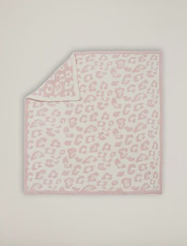 CozyChic® Barefoot in the Wild® Baby Blanket - Dusty Rose/Cream