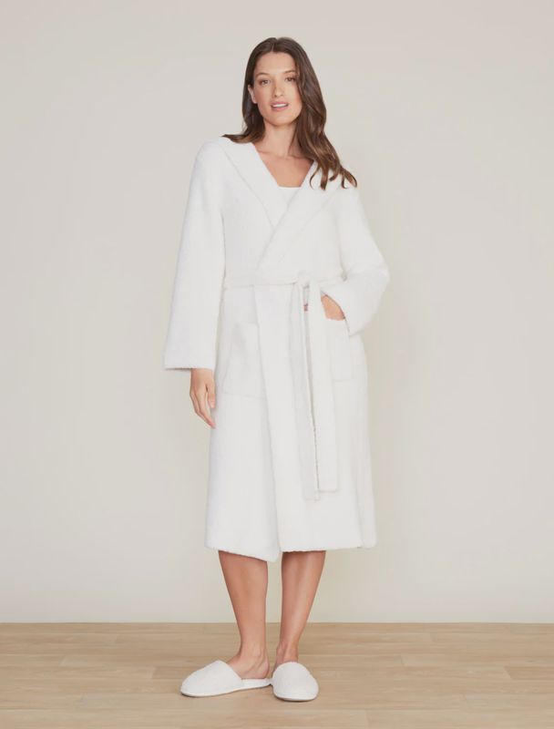 CozyChic Ribbed Hooded Robe