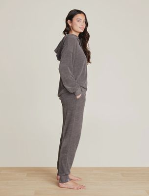 CozyChic Ultra Lite® Funnel Neck Hooded Pullover - Mineral