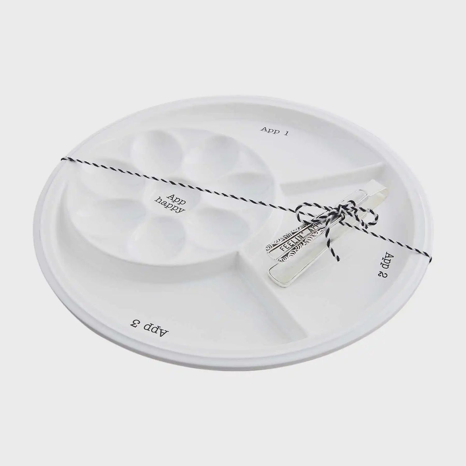Appetizer and Egg Platter Set