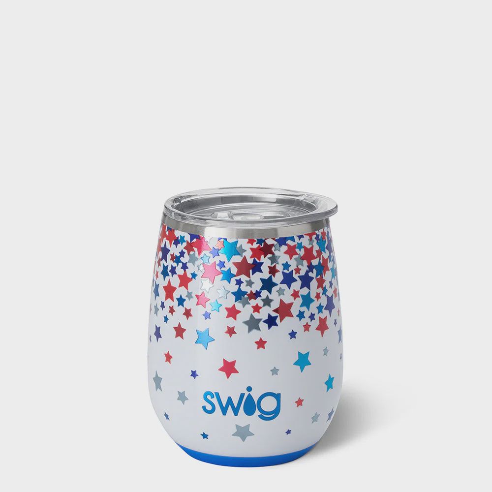 Star Spangled Stemless Wine Cup (12oz)