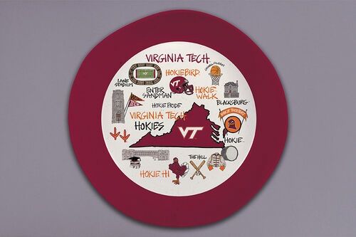 VA Tech Melamine  13.5 Bowl