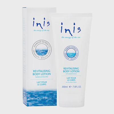 INIS Ocean Fresh Body Lotion 7 fl. oz. bottle with seaweed and shea butter formula displayed on white background