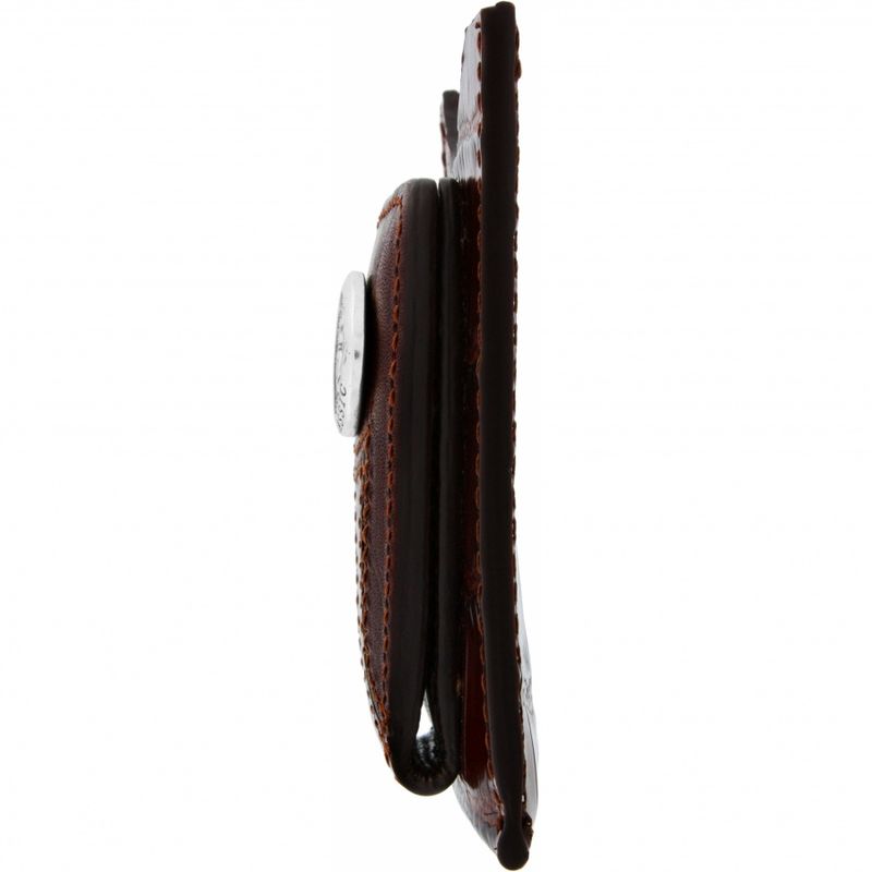 Golf Croco Money Clip - Brown