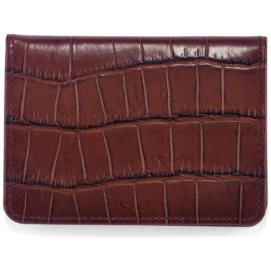 Brown Rockefeller Flip Wallet