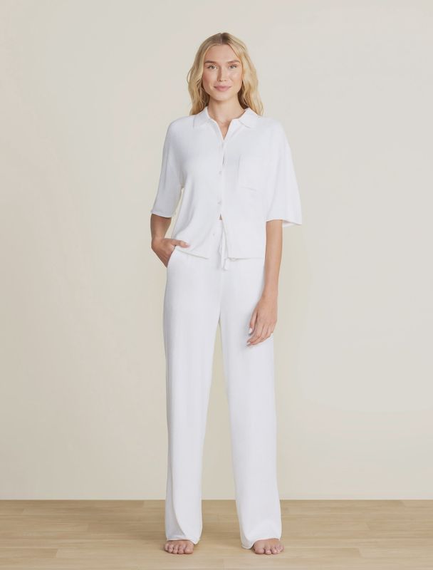 CozyChic Ultra Lite® Rolled Edge Pant - Pearl