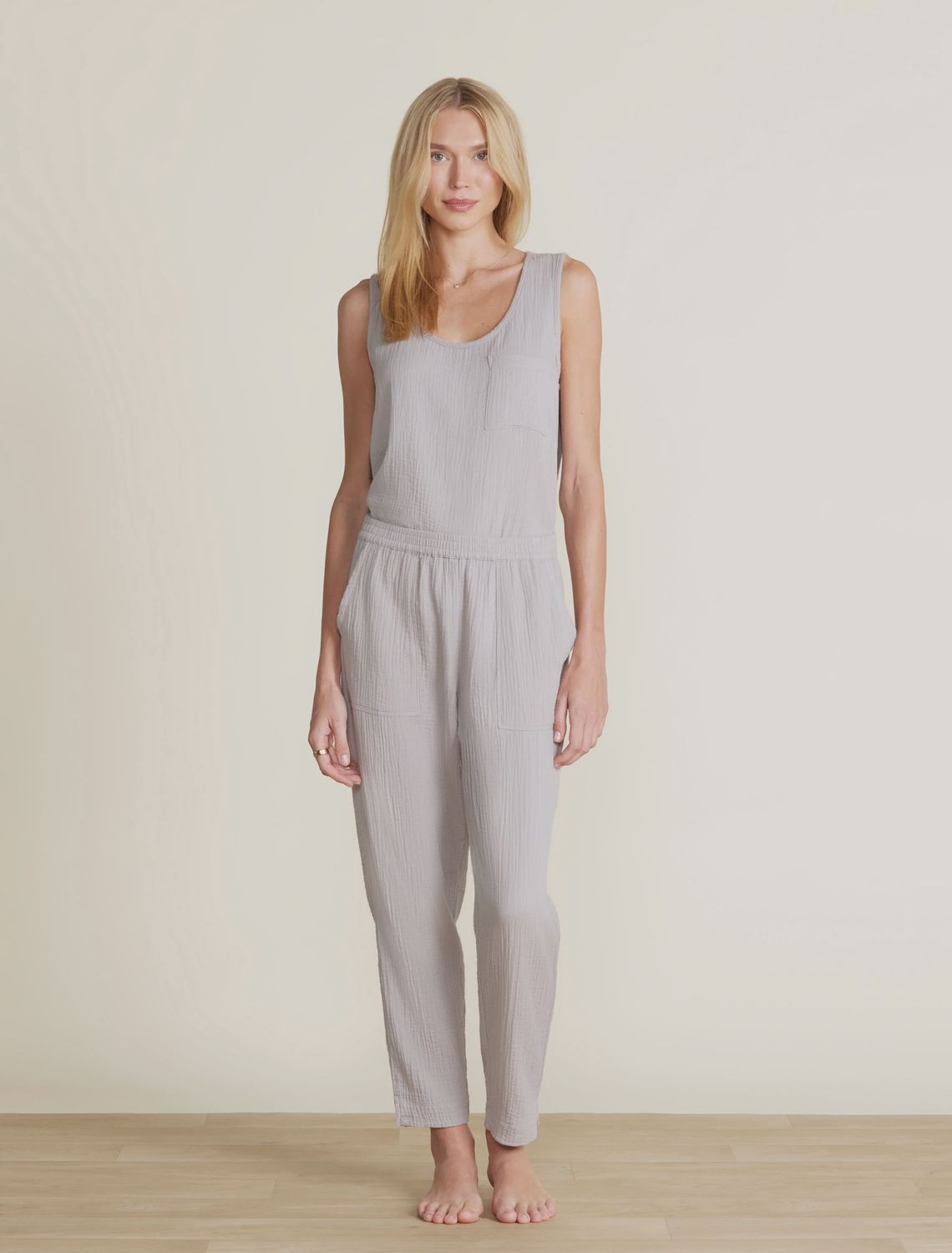 Malibu Collection Sun Soaked Cropped Pant - Beach Rock
