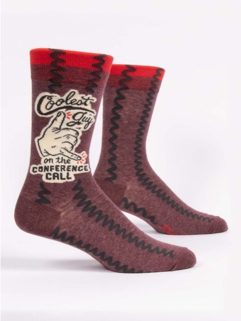 Coolest Guy On the Conference Call M-Crew Socks