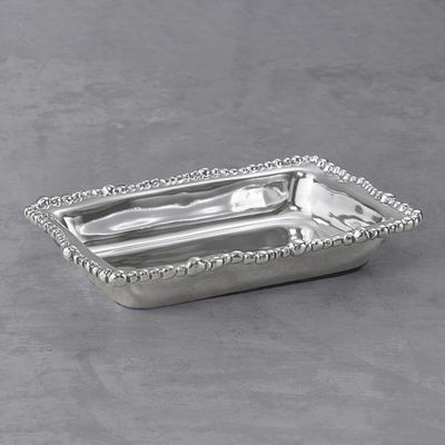 Beatriz Ball Pearl guest towel holder and serving box displayed against a neutral background in studio lighting