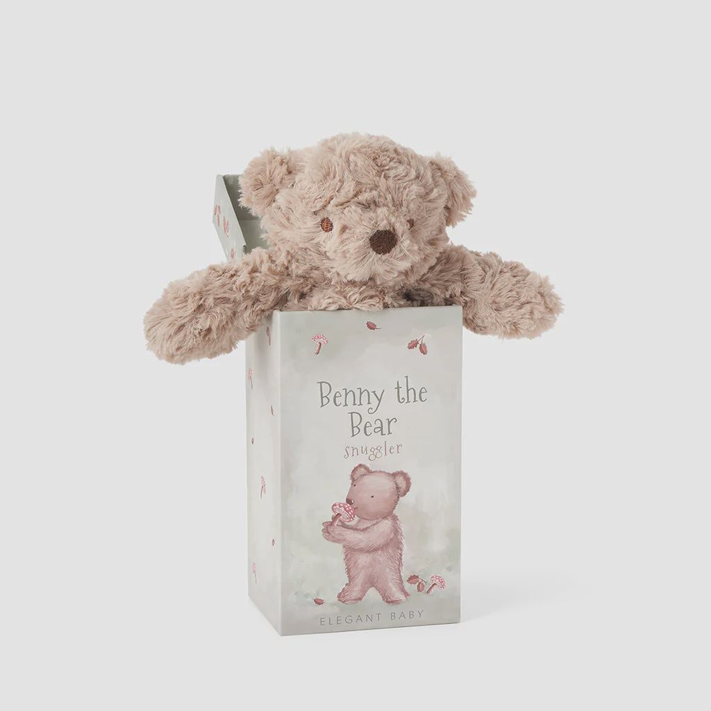DNR-BEAR SNUGGLER PLUSH SECURITY BLANKET W/ GIFT BOX