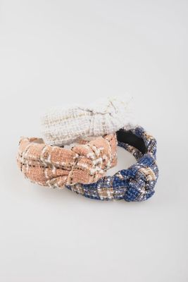 Tweed Knot Headband