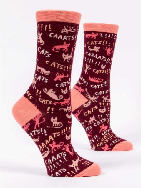 Cats! W-Crew Socks