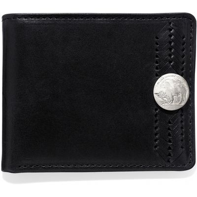 Black Cody Buffalo Passcase Wallet